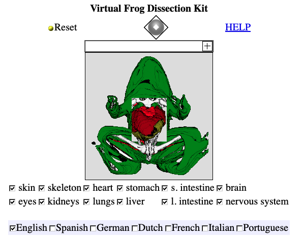 Virtual Frog Dissection Kit