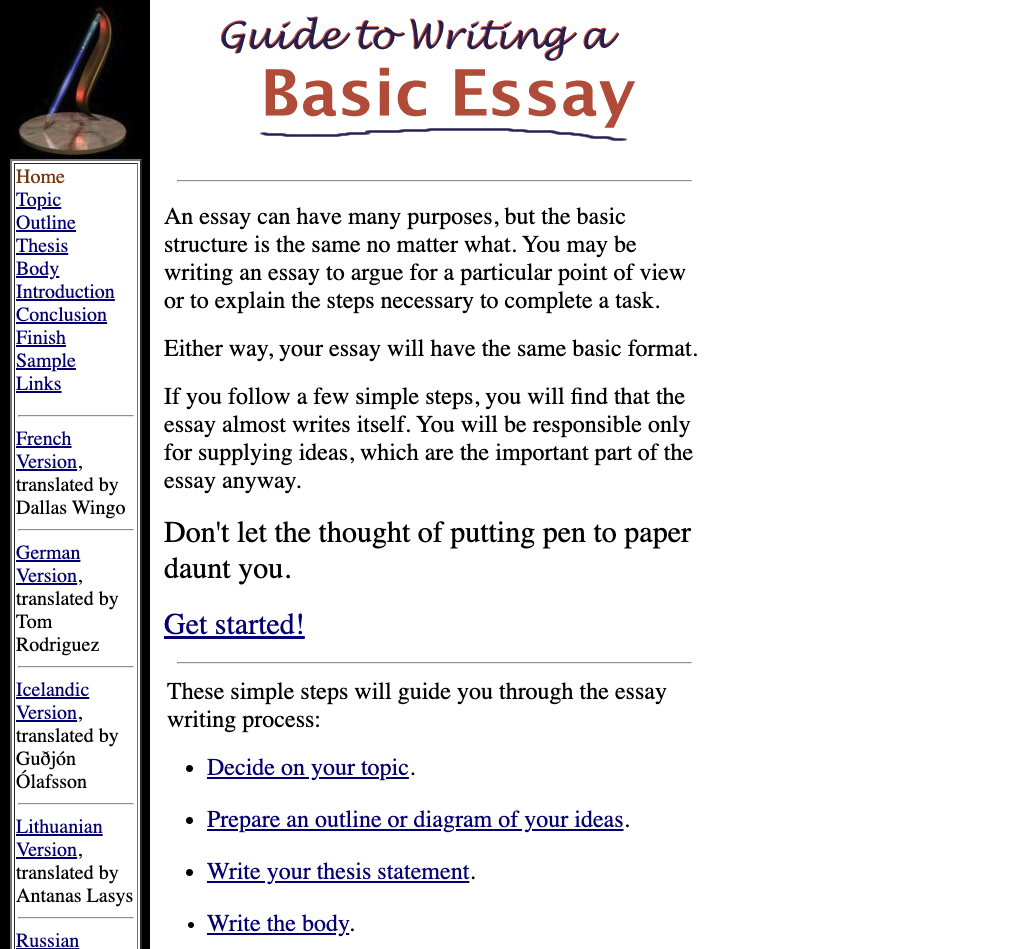 Essay Writing