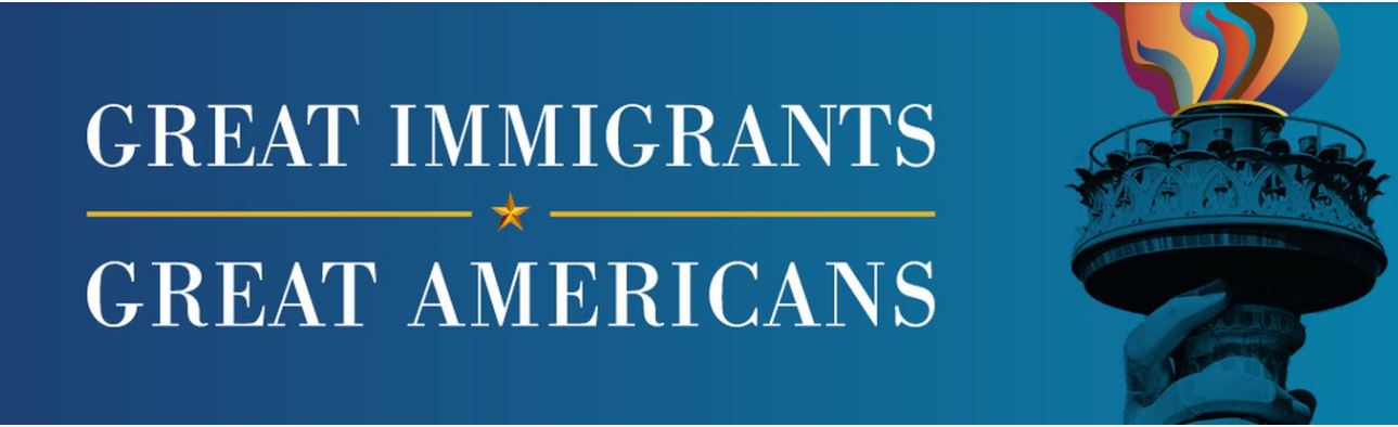 Screenshot of Great Immigrants Website