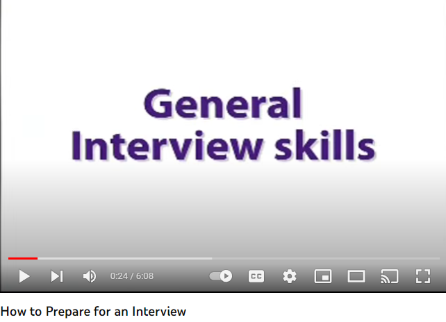 General Interview Skills by Monster