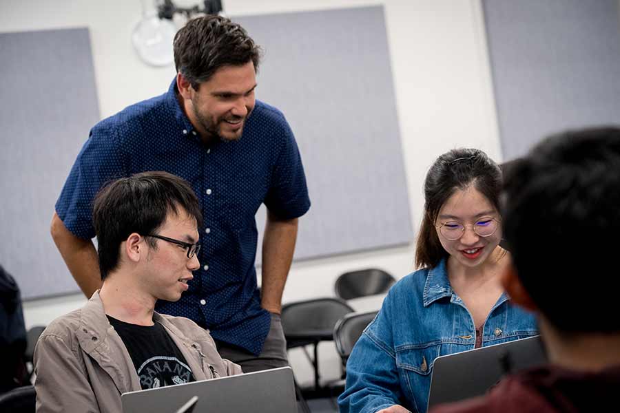 Students Working on Computers