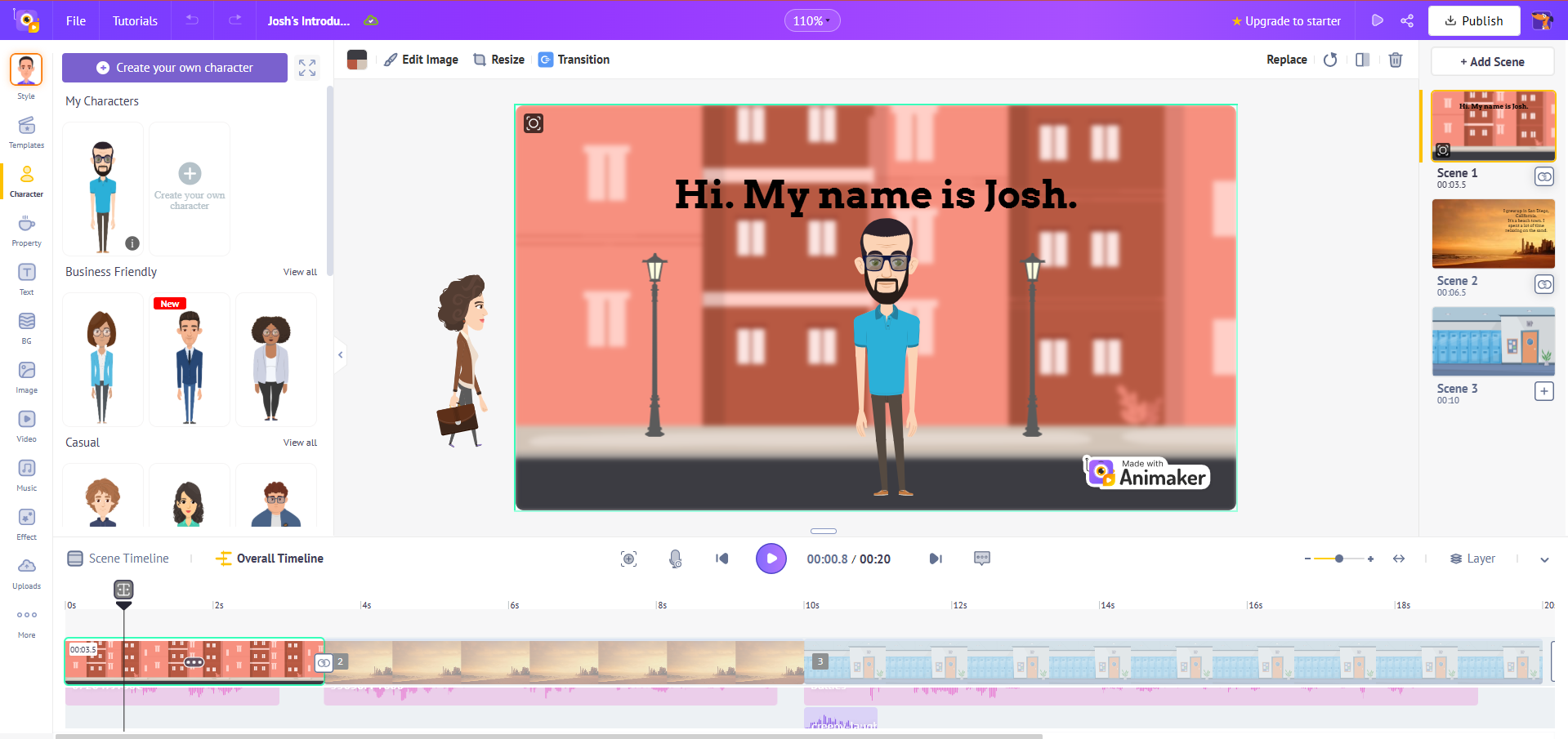 Animaker Screenshot