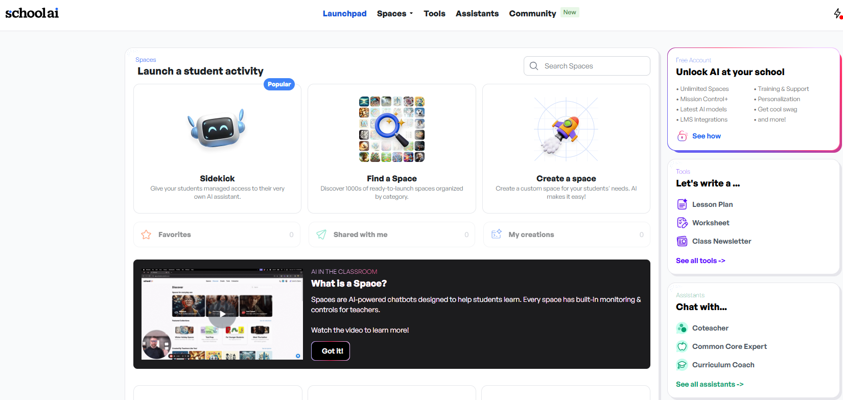 SchoolAI Screenshot
