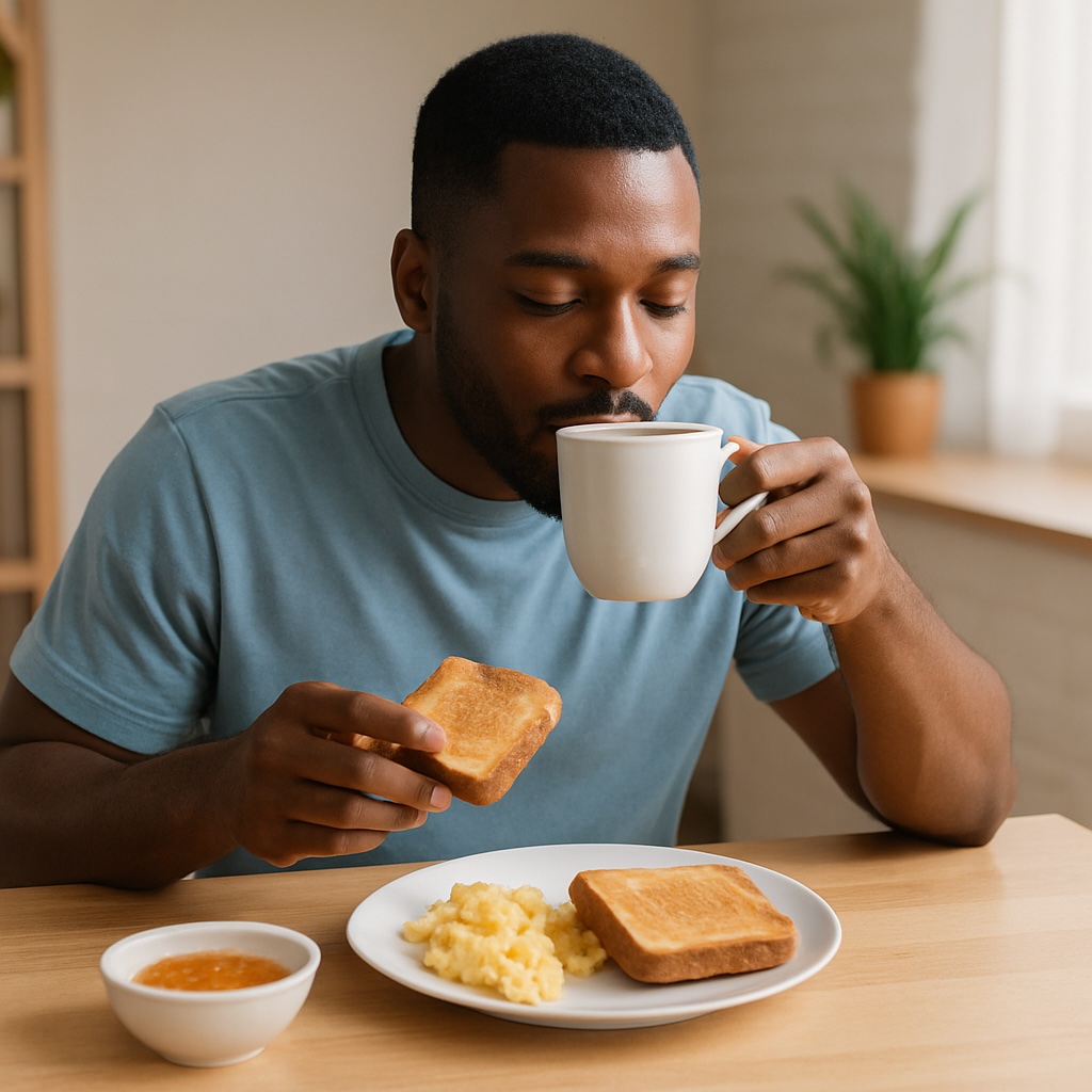Eating Breakfast