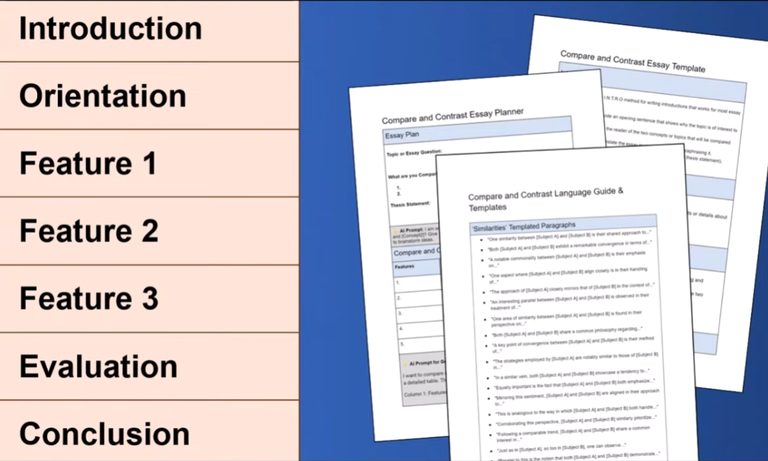YouTube: How to Write a Compare and Contrast Essay (It