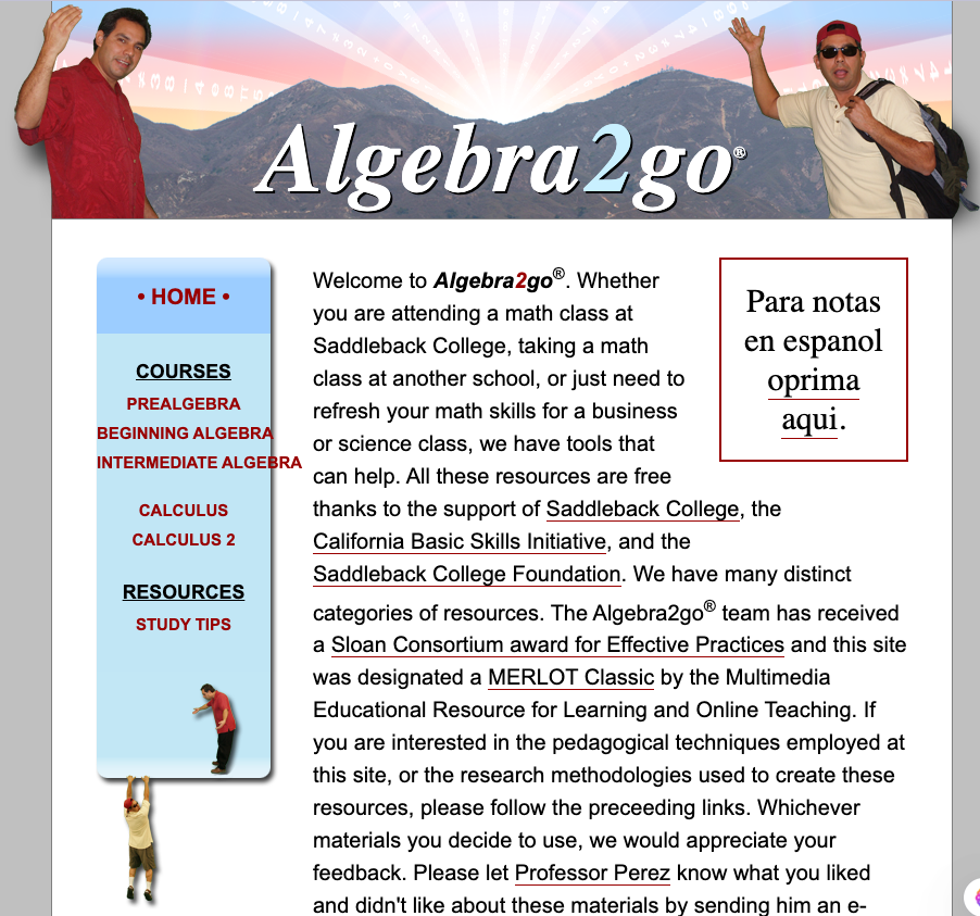 Algebra2Go