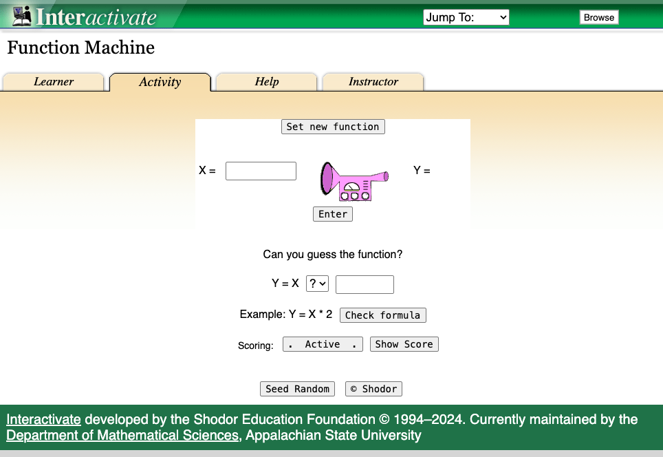 Shodor Functions