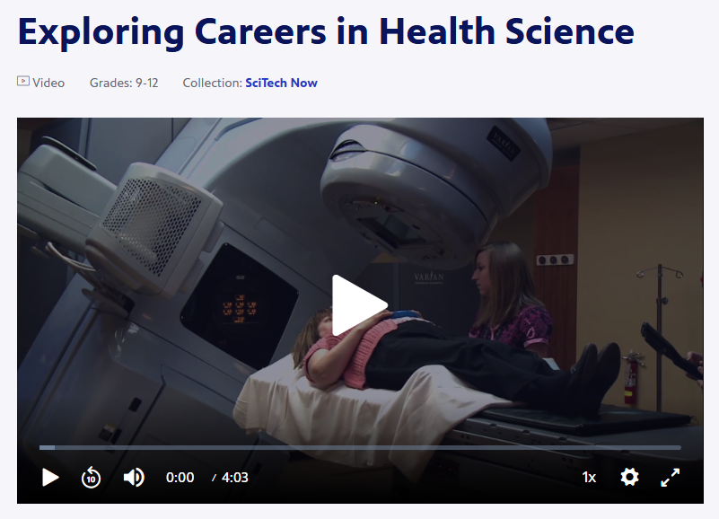 Exploring Careers in Health Science