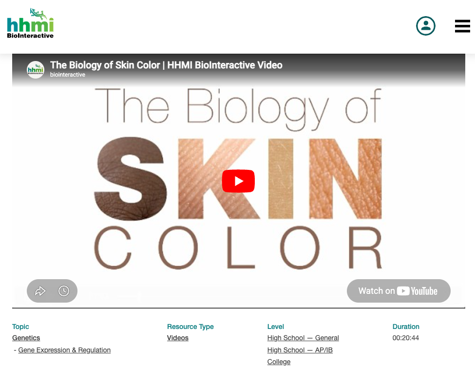 The Biology of Skin Color