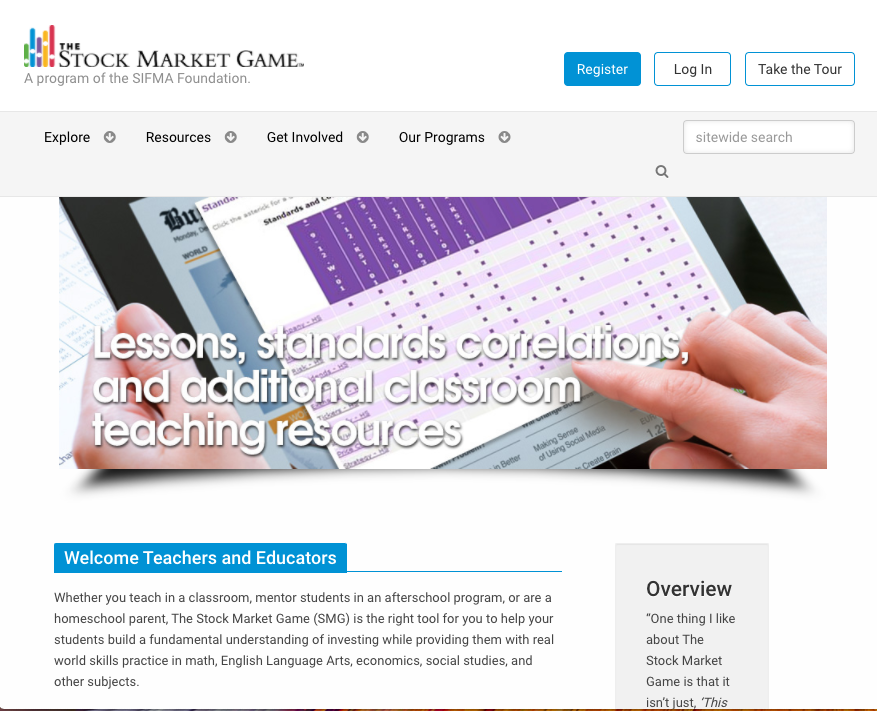 SIFMA: The Stock Market Game -5