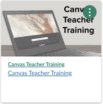 Canvas Teacher Training