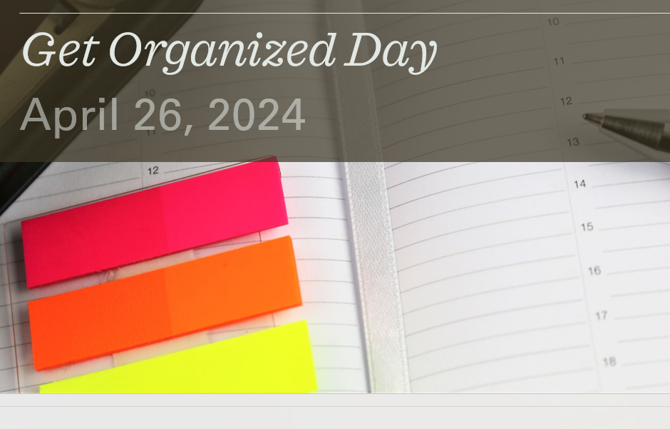 Get Organized 