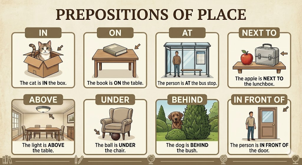 Prepositions of Place