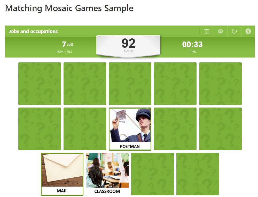 Educaplay Matching Mosaics