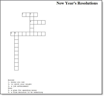 Crossword Puzzle