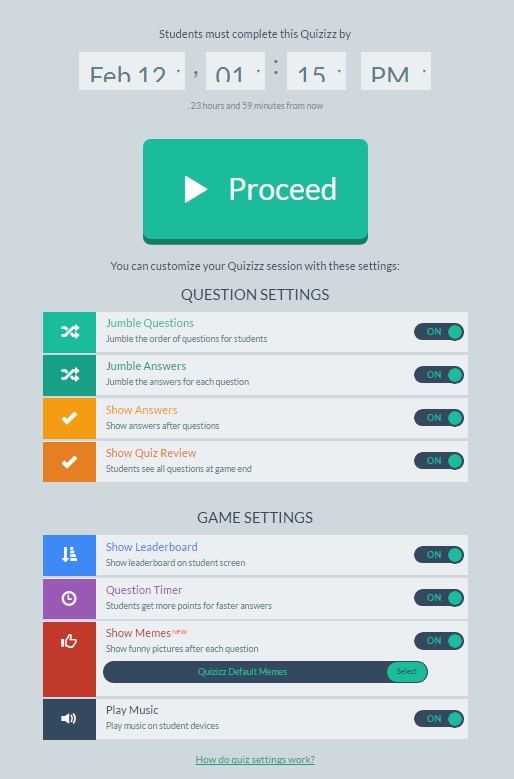 Quizizz Game Codes - AP Biology Penguins