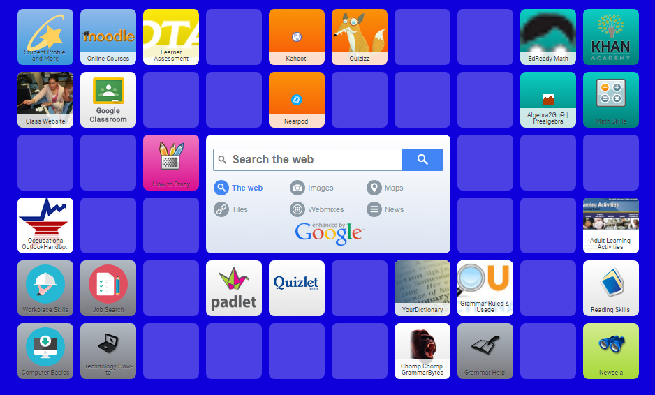 symbaloo screenshot