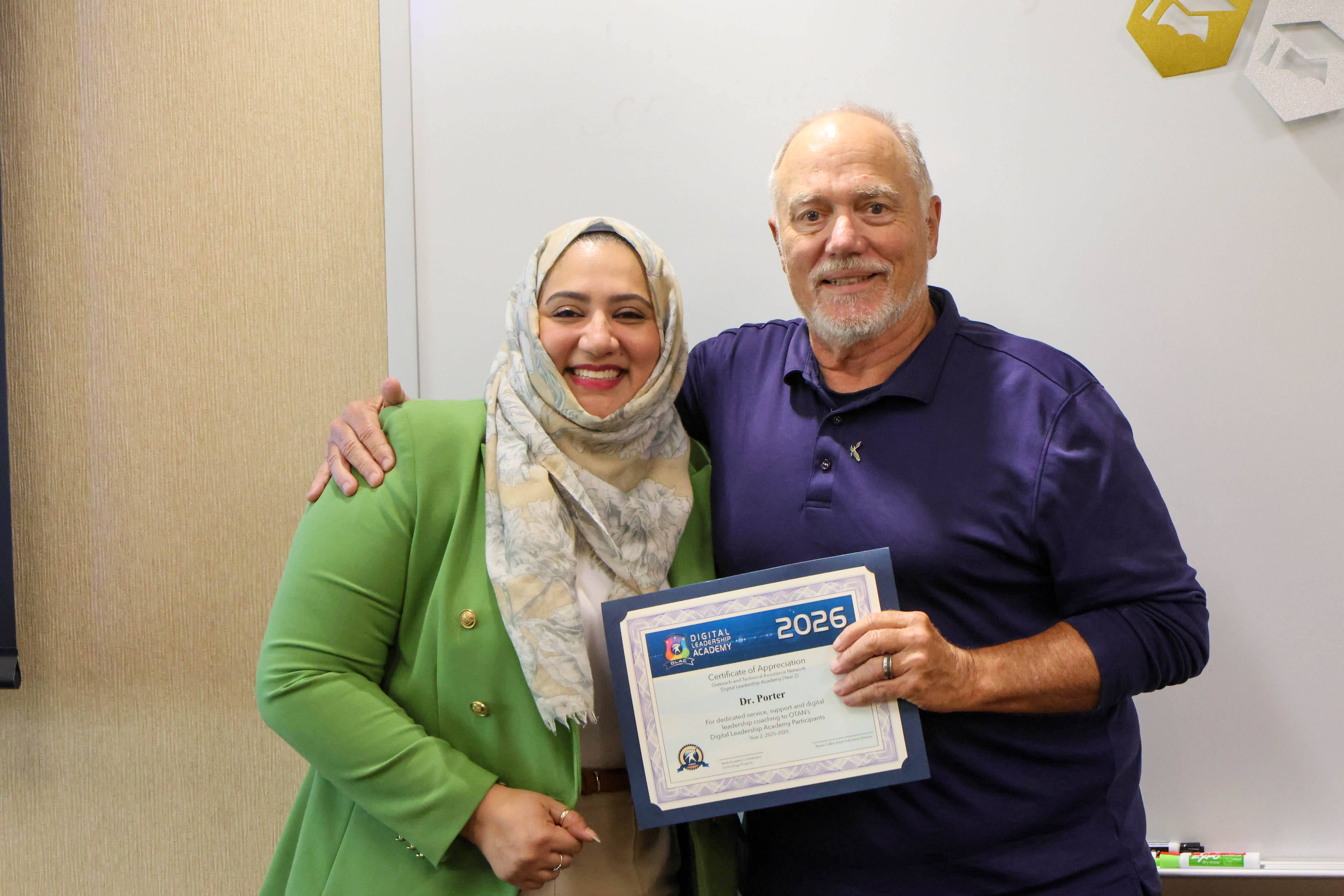 Neda and Dr. Porter