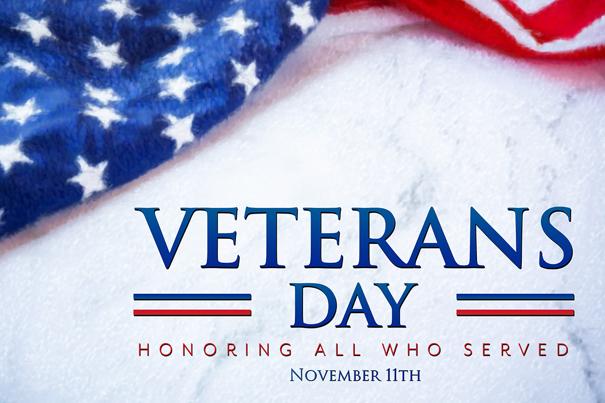 OTAN Veterans Day 2019 Graphic. Honoring All Who Served. November 11th.
