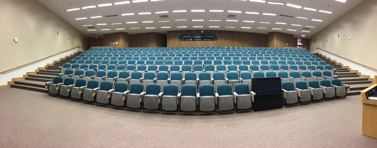 Empty lecture auditorium