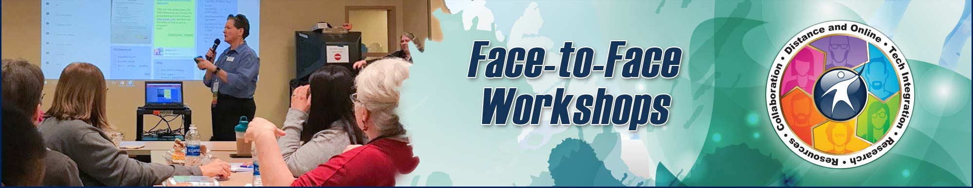 Face-to-Face Workshops banner