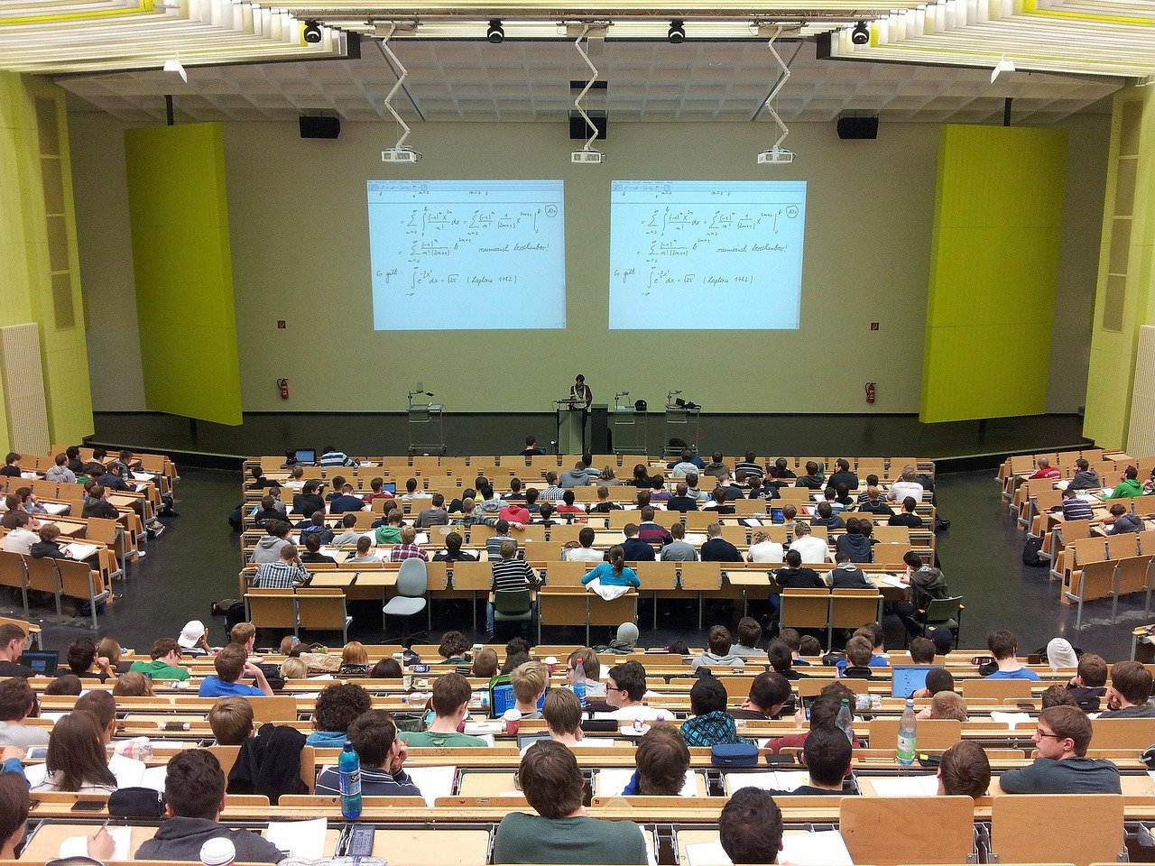 University lecture room.