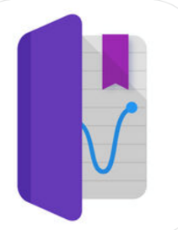 Illustration of a purple journal