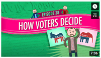 How Voters Decide video thumbnail from Crash Course YouTube channel