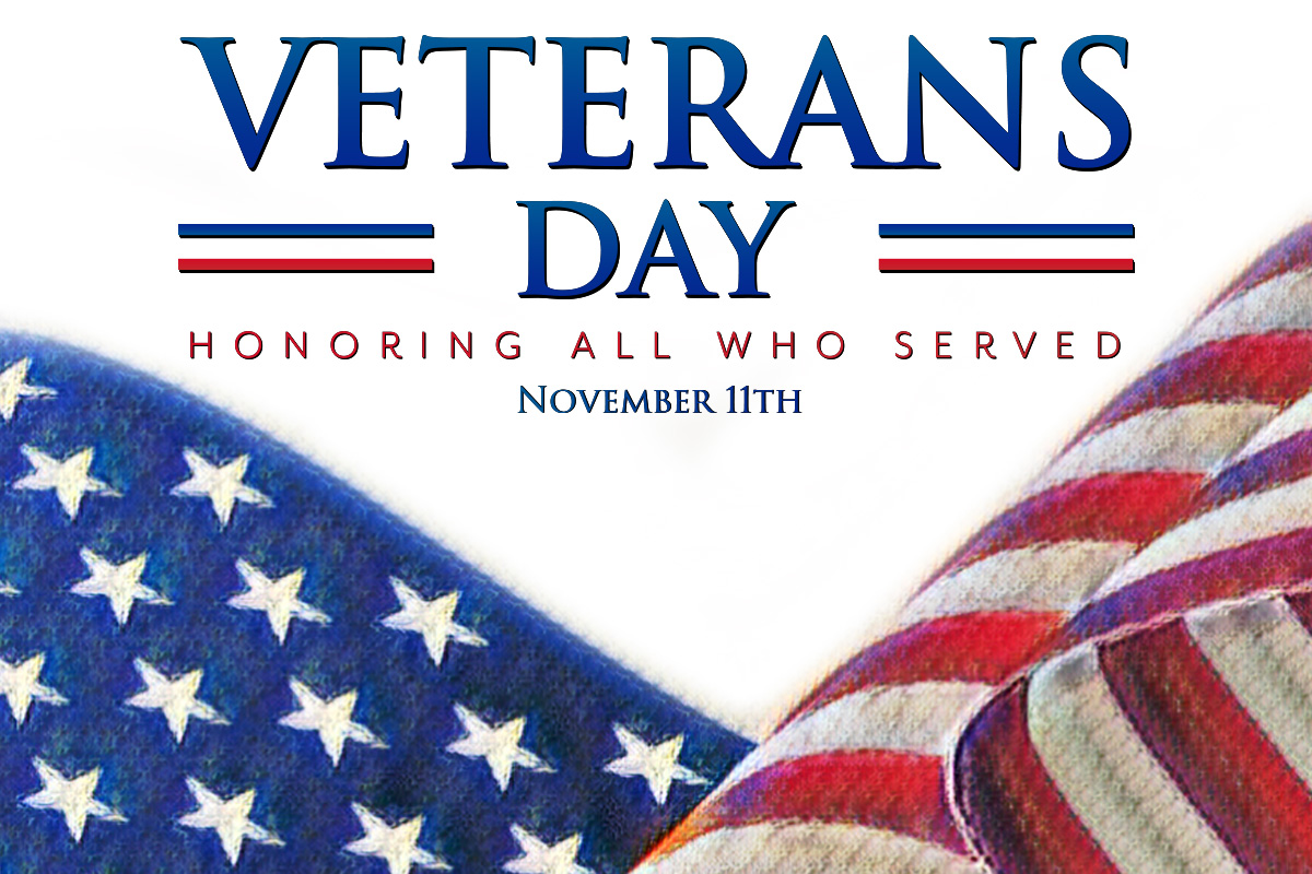 OTAN Veterans Day 2020 Web Banner. Honoring All Who Served