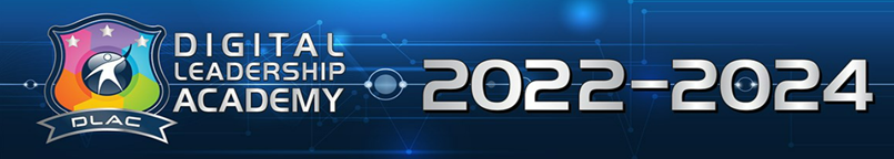 DLAC logo, Digital Leadership Academy 2022-2024